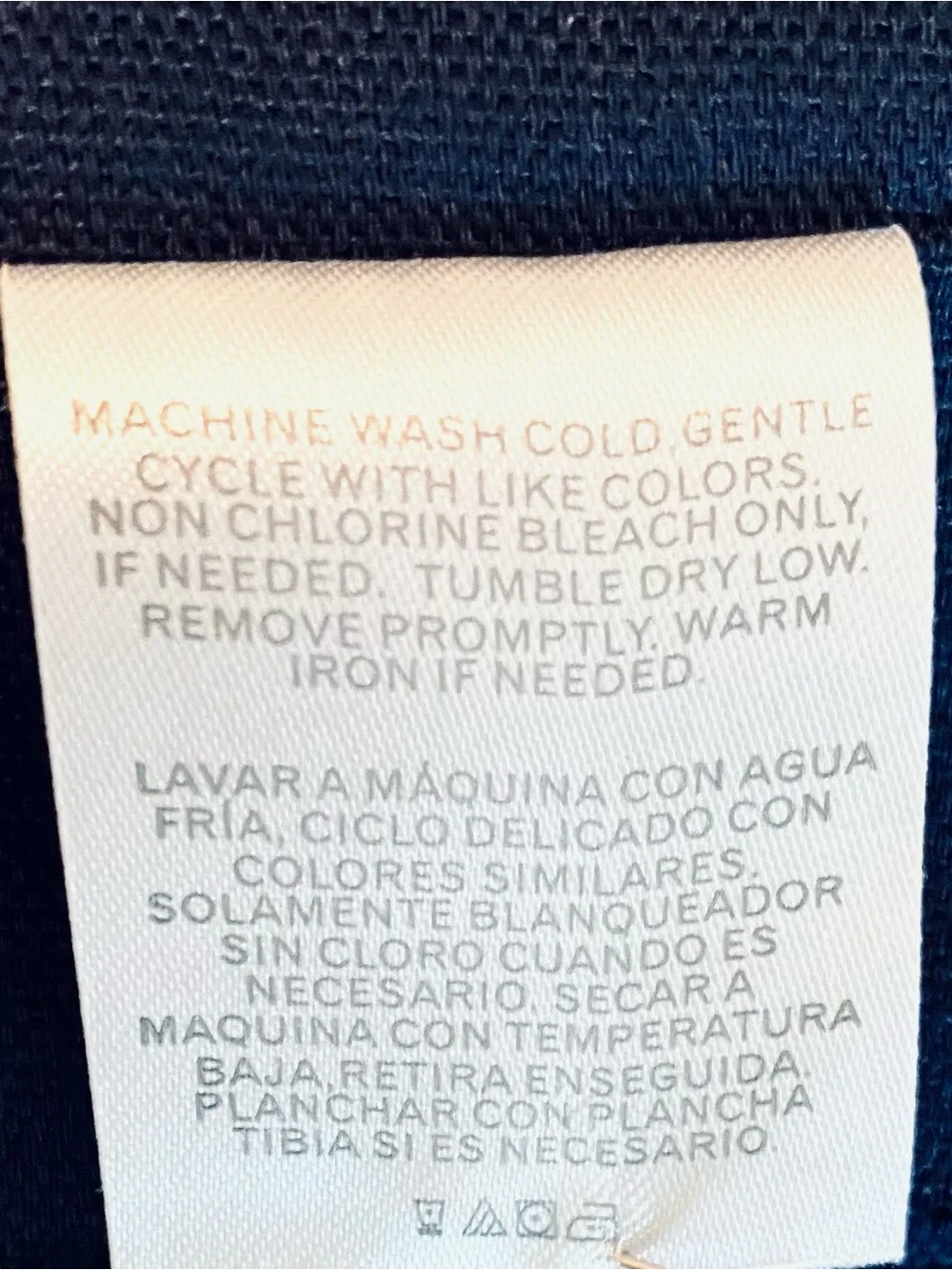 Navy Blue Tab-Top Curtains